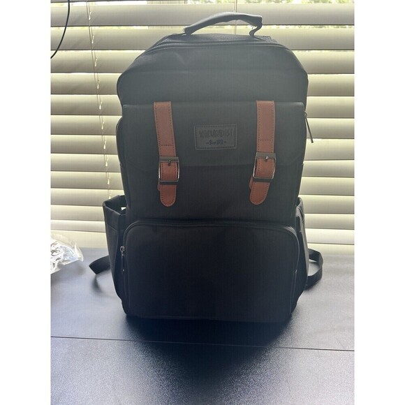 NWT YALUNDISI Vintage Backpack Travel Laptop Backpack with usb Charger